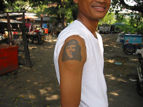 Thai Tattoo 2. Is this supposed to be Che or some Thai revolutionary who 